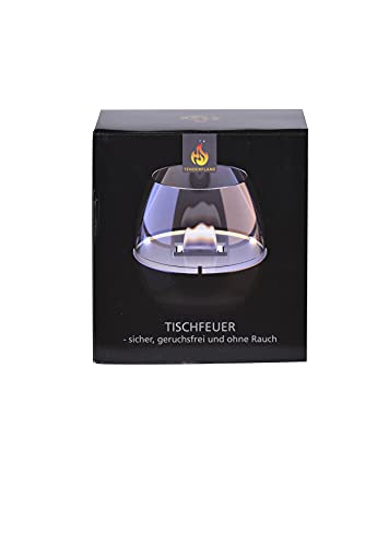 Tenderflame T140/TS Tulpe14, schwarz, 300 ml Tank, ca. 4-5h Brenndauer