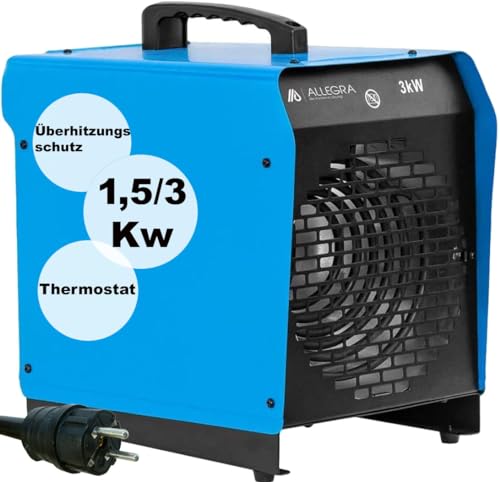 Elektroheizung mit Überhitzungsschutz und Thermostat von ALLEGRA