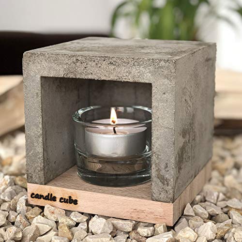 Tisch-Teelichtofen Modell Candle Cube von ECI