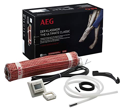 AEG Basis Heizmatten Set mit einer Heizleistung von 160 Watt pro Quadratmeter
