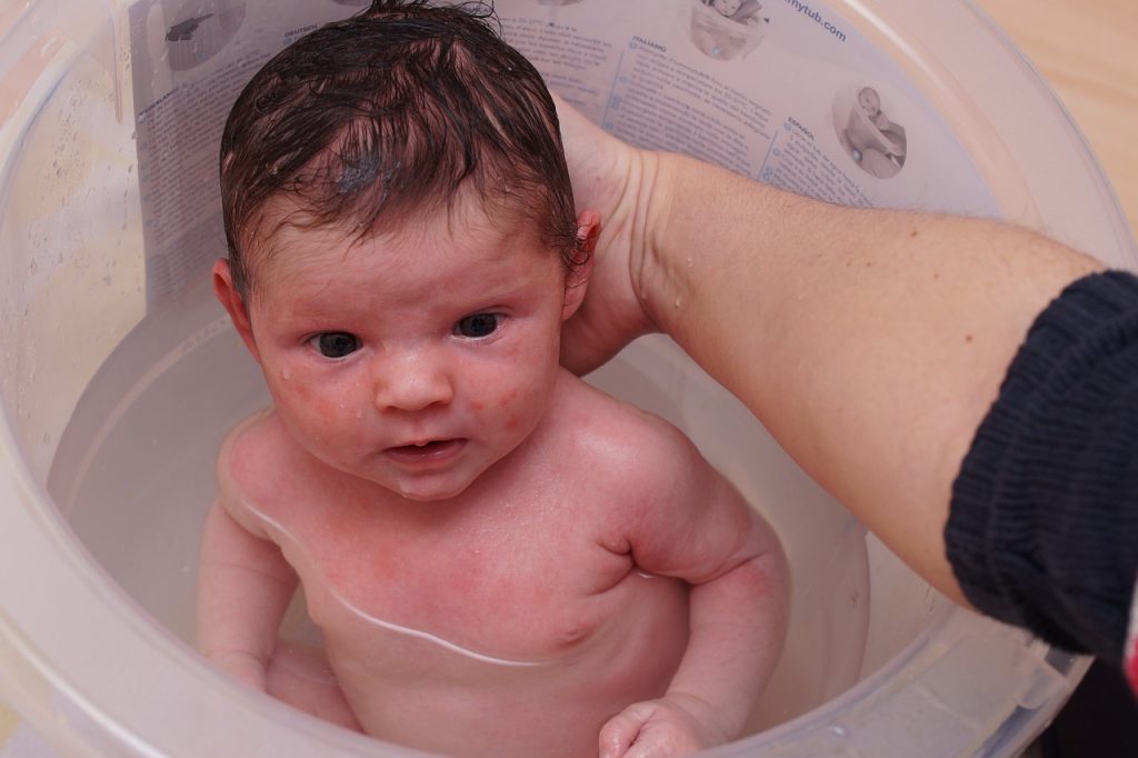 Baden Waschen Baby Kleinkind Wasser Wanne