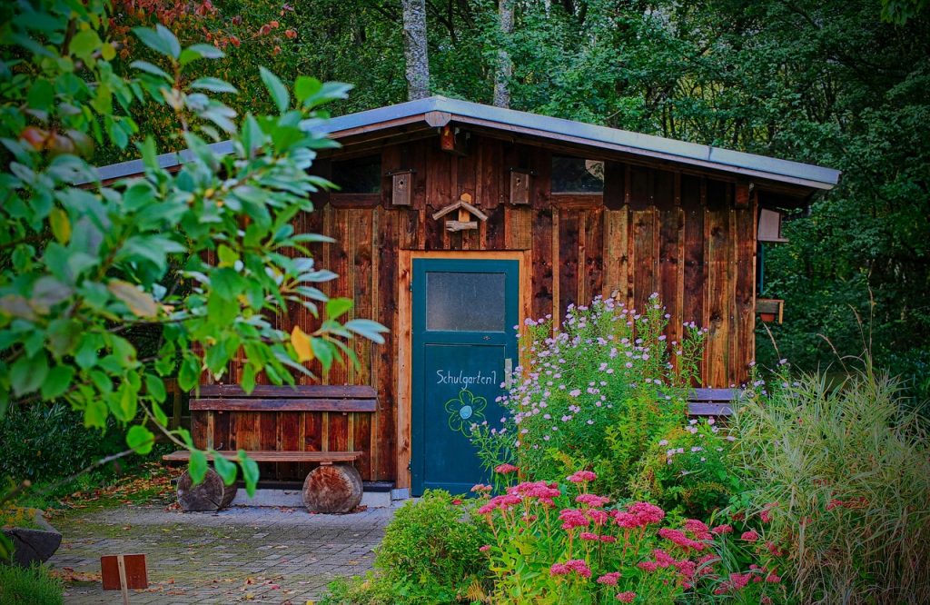 Gartenhaus Garten Hütte Schuppen